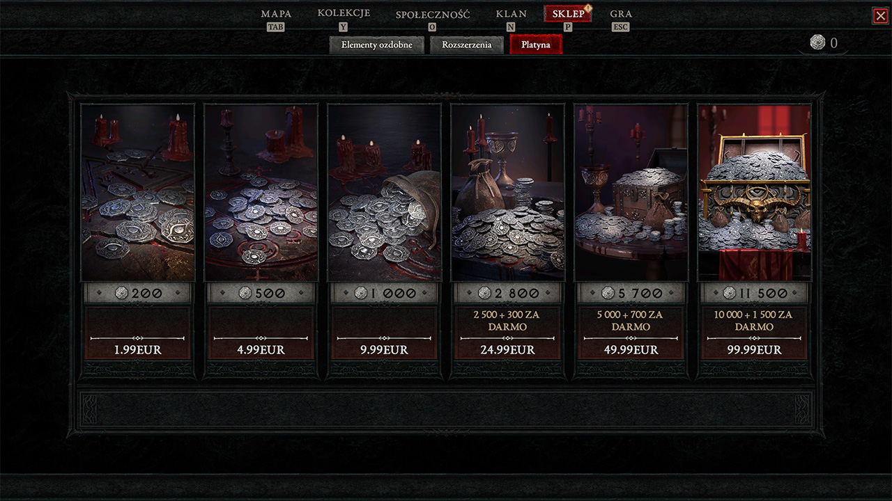 Diablo 4 mikropłatności